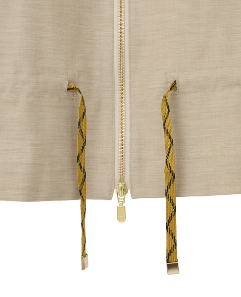 【l’heritage martinique/レリタージュ マルティニーク】ウーステッドチンツトラックジャケット 詳細画像 ベージュ 6