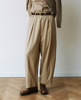 梳毛ギャババレルパンツ