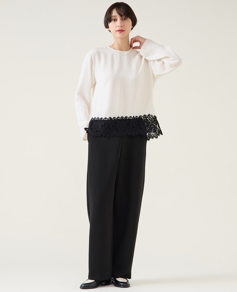 モノトーンダンボールパンツ 詳細画像 ブラック 5