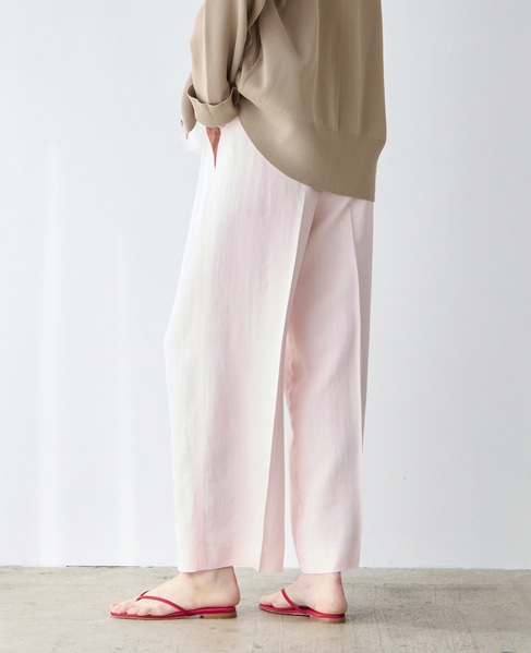 スラブタックワイドパンツ 詳細画像 ピンク 2