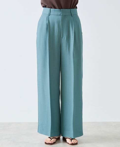 スラブタックワイドパンツ 詳細画像 ブルー 7