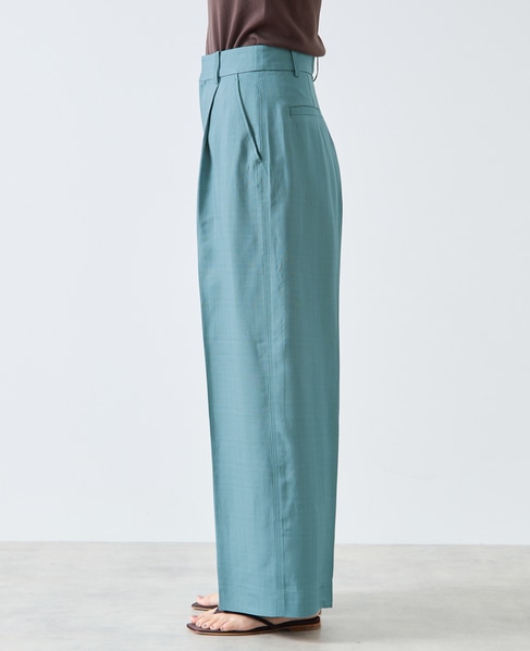 スラブタックワイドパンツ 詳細画像 ブルー 8