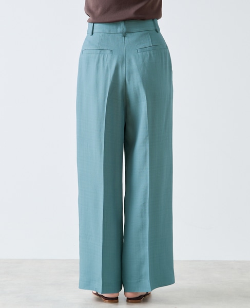 スラブタックワイドパンツ 詳細画像 ブルー 9