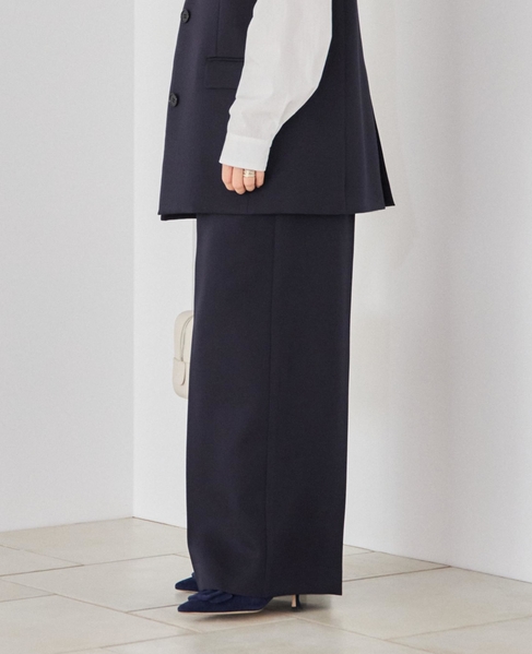 《コラボ》川上さやかさん×martiniqueタックパンツ（セットアップ可） 詳細画像 ネイビー 3