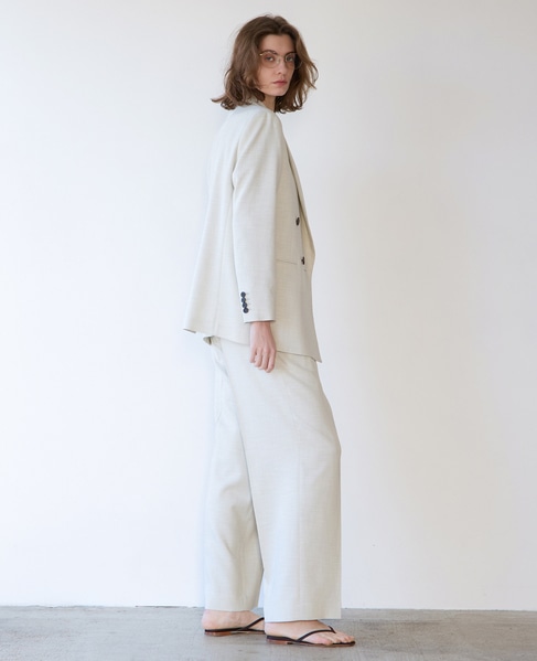 タックパンツ（セットアップ可） 詳細画像 エクリュ 6