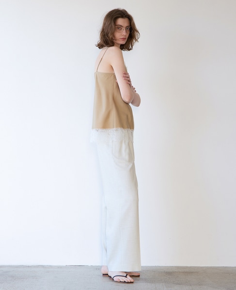 タックパンツ（セットアップ可） 詳細画像 エクリュ 8