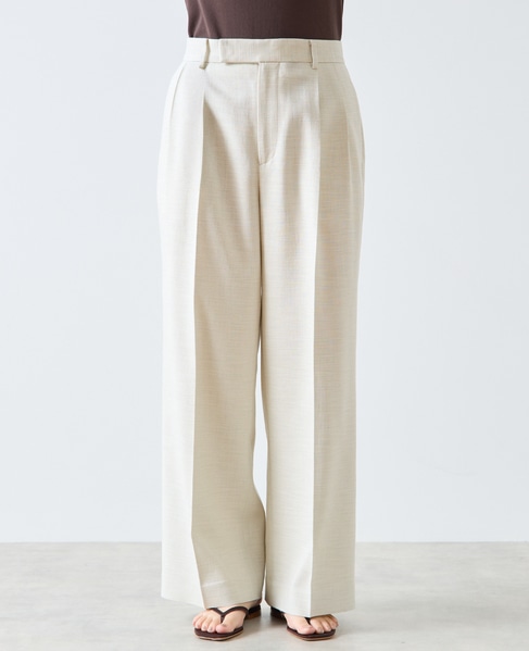 タックパンツ（セットアップ可） 詳細画像 エクリュ 9