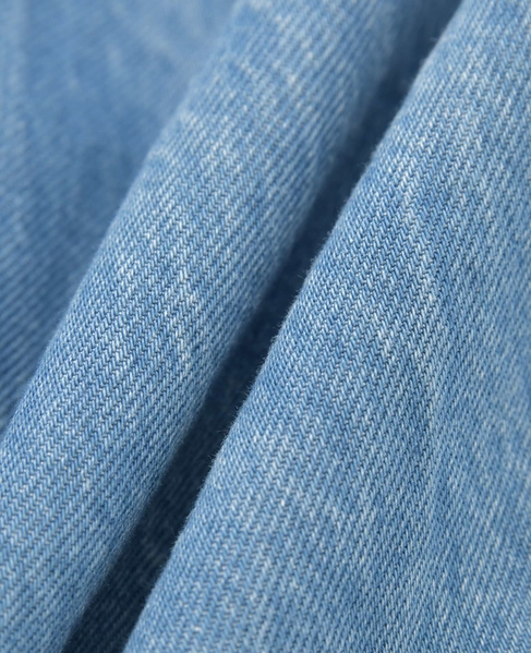 【l’heritage martinique/レリタージュ マルティニーク】ウォッシュドブリーチデニムバミューダパンツ 詳細画像 インディゴ 8