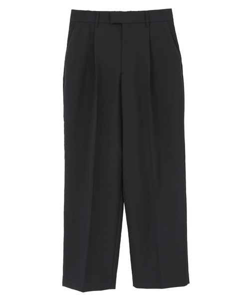 ワンタックストレートパンツ（セットアップ可）） 詳細画像 ネイビー 1