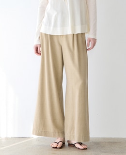 マットヴィンテージタックワイドパンツ