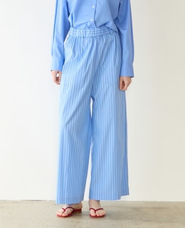 ウェザークロス/ストライプパジャマパンツ（セットアップ可）