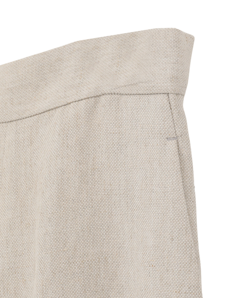 ソフトリネンパンツ（セットアップ可） 詳細画像 生成り 12