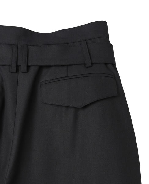 【l’heritage martinique/レリタージュ マルティニーク】ウーステッドチンツバギーパンツ 詳細画像 ネイビー 6