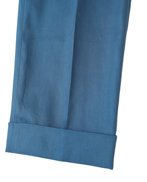《定番》リネンドロスト 詳細画像 ブルー 4