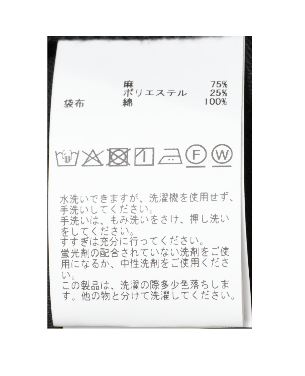 《定番》リネンドロスト 詳細画像 ブラック 11