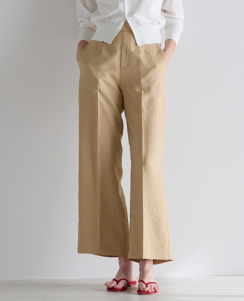 ダルスラブバックゴムパンツ（セットアップ可） 詳細画像 キャメル 1