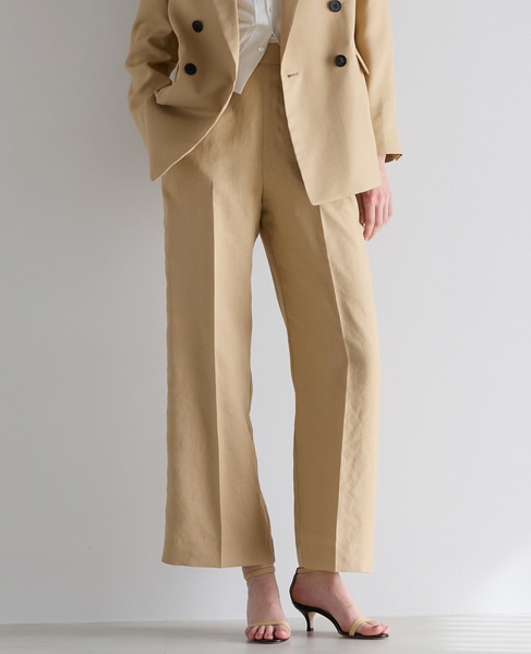 ダルスラブバックゴムパンツ（セットアップ可） 詳細画像 キャメル 4