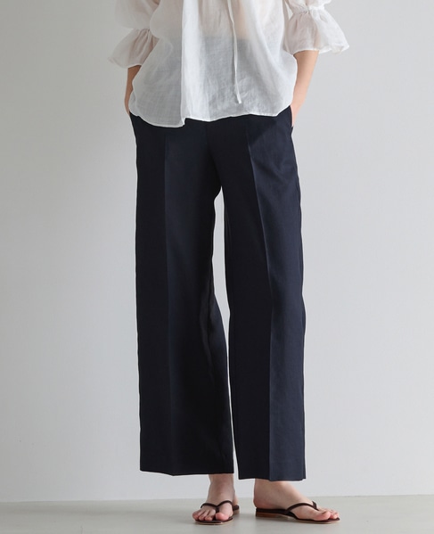 ダルスラブバックゴムパンツ（セットアップ可） 詳細画像 ネイビー 2