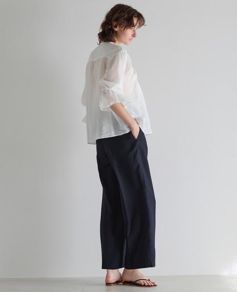 ダルスラブバックゴムパンツ（セットアップ可） 詳細画像 ネイビー 7