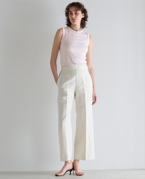 ダルスラブバックゴムパンツ（セットアップ可） 詳細画像 ストライプ 5