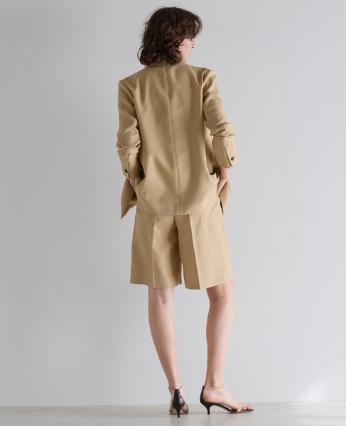 ダルスラブショートパンツ（セットアップ可） 詳細画像 キャメル 5