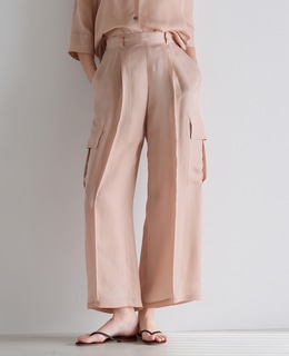 シルキーキュプラカーゴパンツ（セットアップ可）