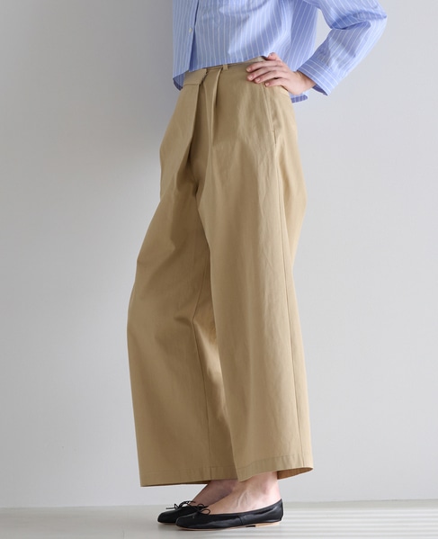 ハイカウントギャバチノパンツ 詳細画像 ベージュ 2