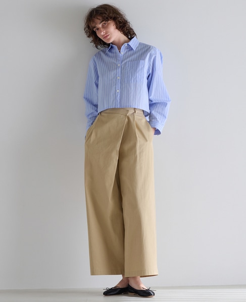 ハイカウントギャバチノパンツ 詳細画像 ベージュ 4