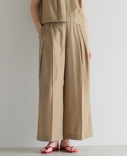 タッサーワイドパンツ（セットアップ可）
