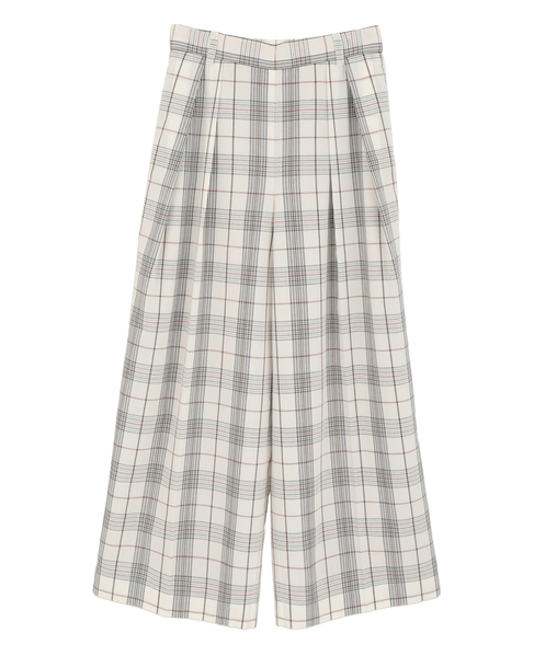 タッサーワイドパンツ（セットアップ可） 詳細画像 チェック 2