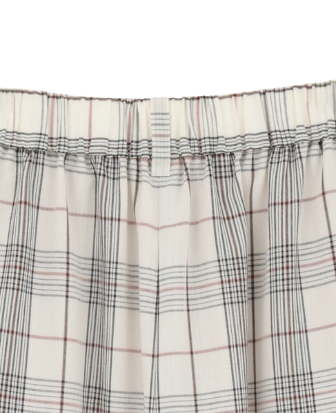 タッサーワイドパンツ（セットアップ可） 詳細画像 チェック 3