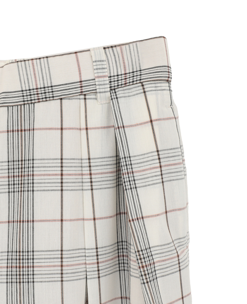 タッサーワイドパンツ（セットアップ可） 詳細画像 チェック 5