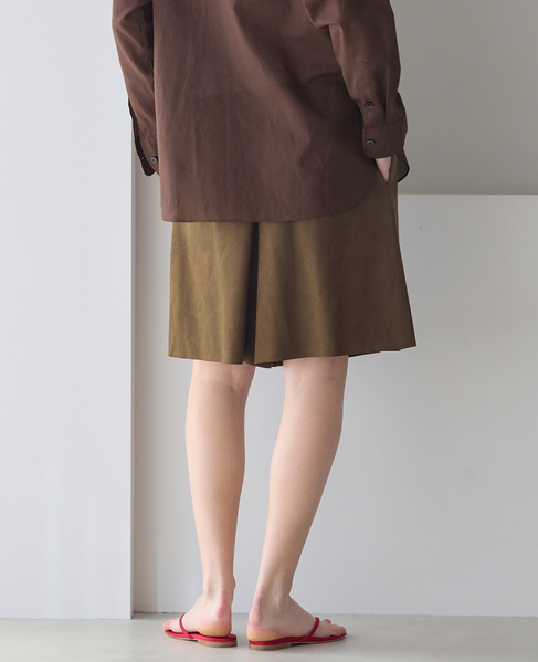 フェイクスェードショートパンツ 詳細画像 ブラウン 3