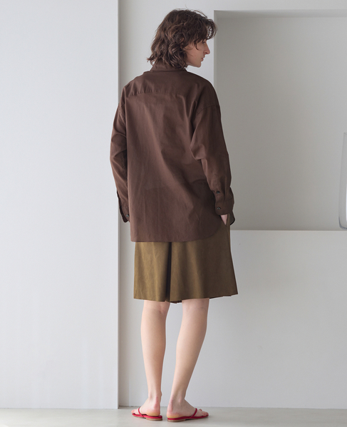 フェイクスェードショートパンツ 詳細画像 ブラウン 6
