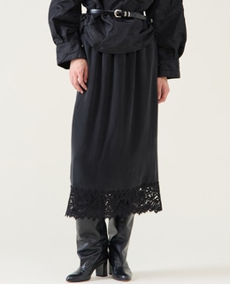 キュプラリバーレーススカート（セットアップ可）