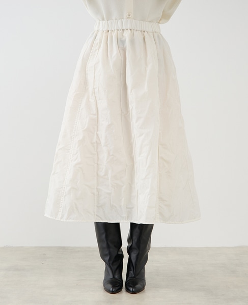ジャガード2wayフレアスカート（セットアップ可） 詳細画像 ホワイト 5