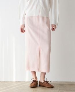 スラブペンシルラインスカート