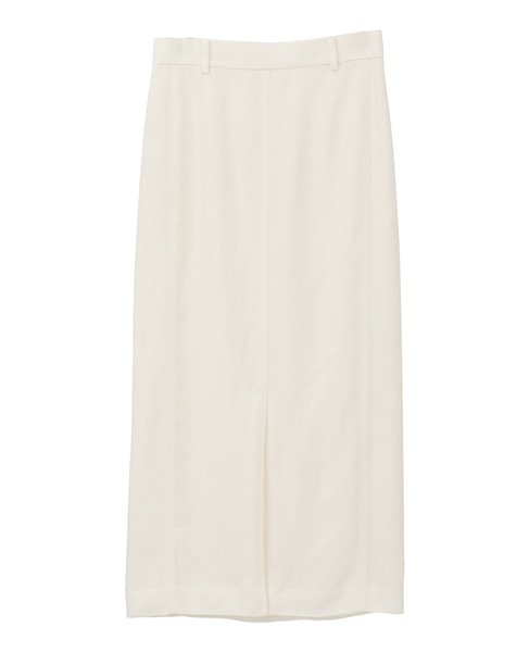 スラブペンシルラインスカート 詳細画像 オフホワイト 1