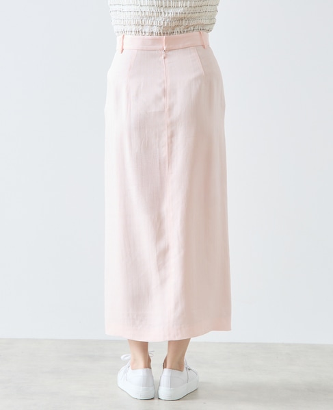 スラブペンシルラインスカート 詳細画像 ピンク 10