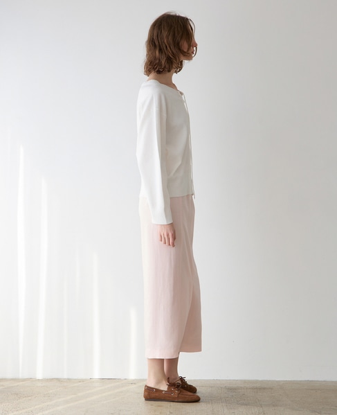 スラブペンシルラインスカート 詳細画像 ピンク 4