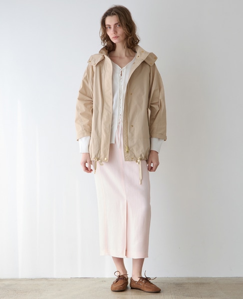 スラブペンシルラインスカート 詳細画像 ピンク 5