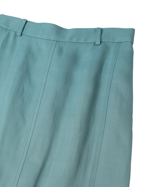 スラブペンシルラインスカート 詳細画像 ブルー 3