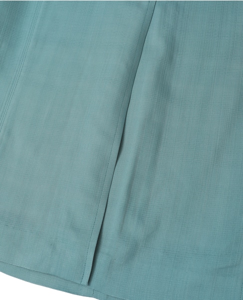 スラブペンシルラインスカート 詳細画像 ブルー 6