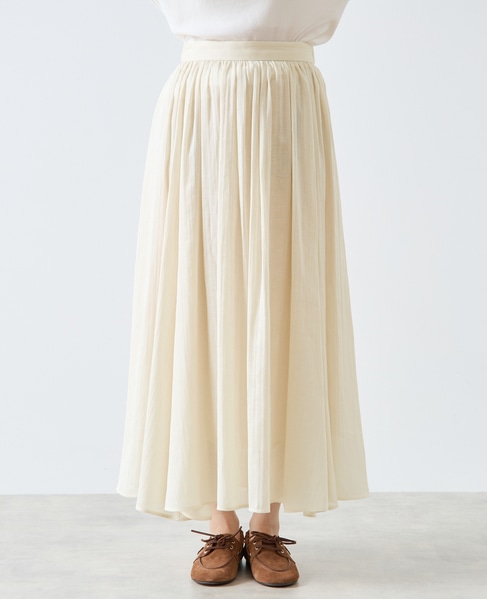 《コラボ》川上さやかさん×martinique メッシュスカート 詳細画像 エクリュ 6