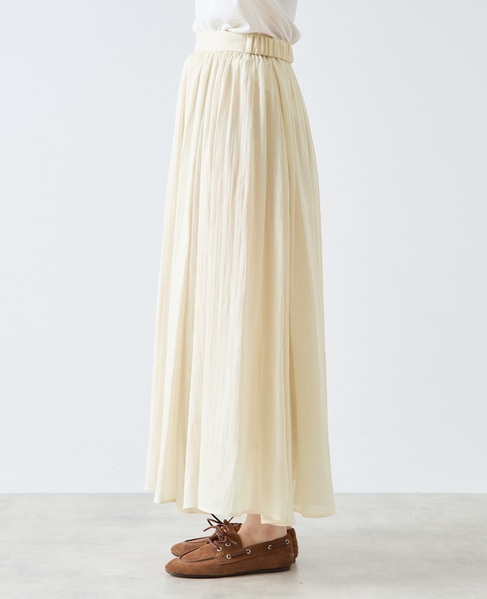 《コラボ》川上さやかさん×martinique メッシュスカート 詳細画像 エクリュ 7