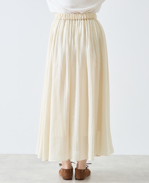 《コラボ》川上さやかさん×martinique メッシュスカート 詳細画像 エクリュ 8