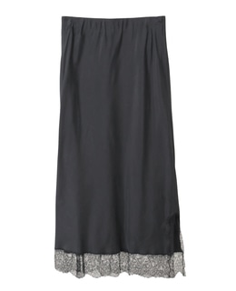 リバーレースバイヤススカート