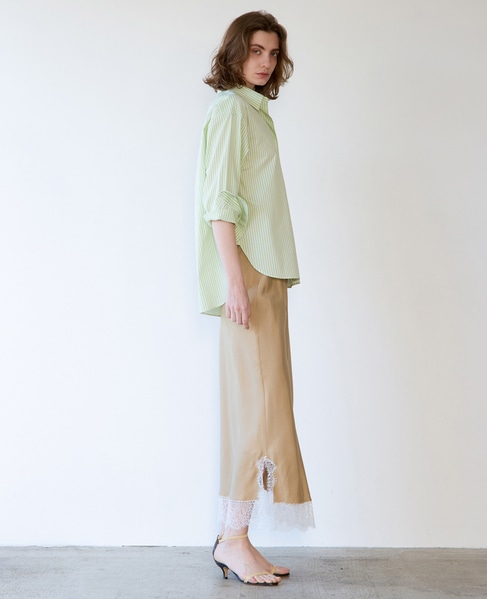 リバーレースバイヤススカート 詳細画像 キャメル 8