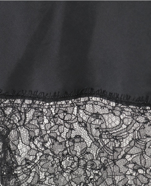 リバーレースバイヤススカート 詳細画像 ブラック 6