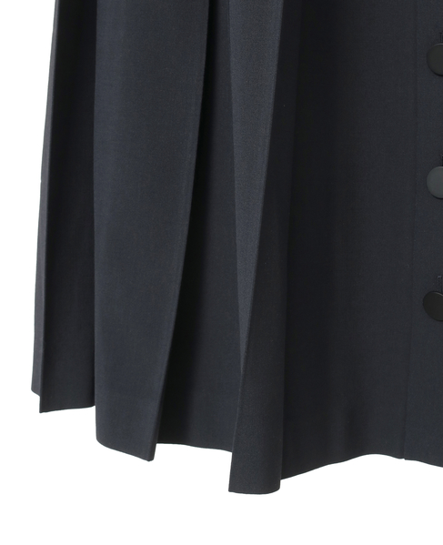 【l’heritage martinique/レリタージュ マルティニーク】T/W ワンウェイプリーツマキシスカート 詳細画像 ネイビー 5